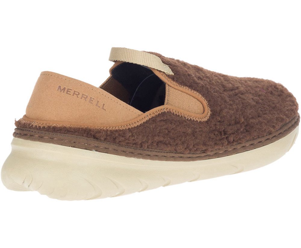 Slip On Homem - Merrell Hut Moc Cocoa - Marrom - LTS394608